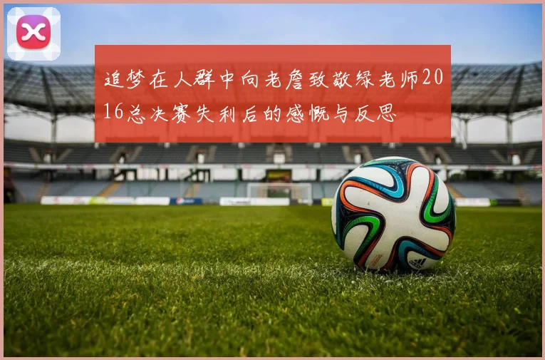 追梦在人群中向老詹致敬绿老师2016总决赛失利后的感慨与反思